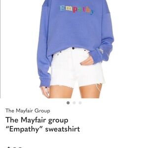 The Mayfair Group Blue 'Empathy' Sweatshirt